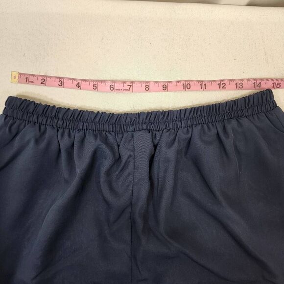 Women's 2 Pieces Pantsuits Navy Short Sleeve Chiffon Ankle Length Formal Size 12 - Picture 8 of 13